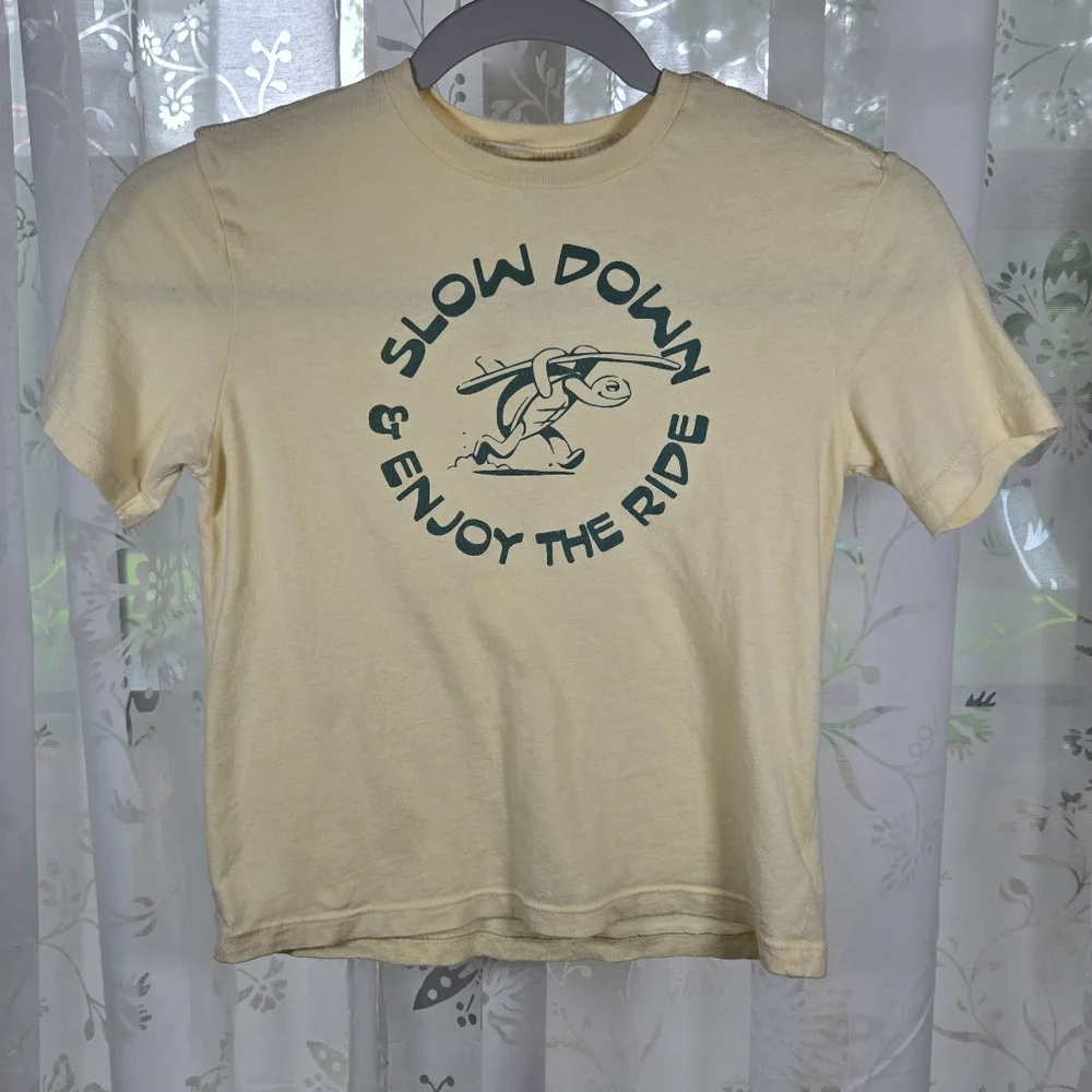 Set of 2 Boys Tees Size Small‎ – Old Navy Turtle & Gap Colorblock